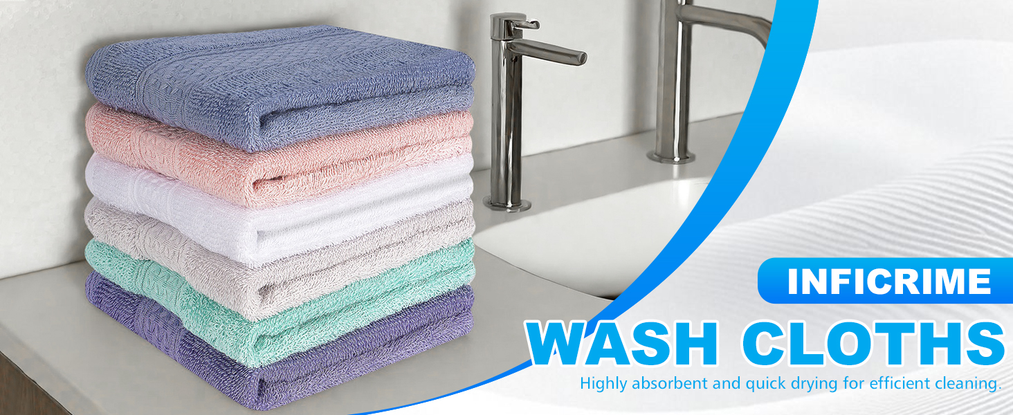 100% Cotton Wash Cloth