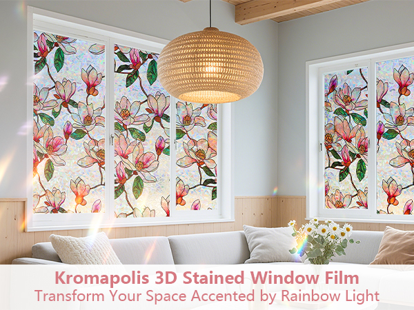 3D Stained Window Film
