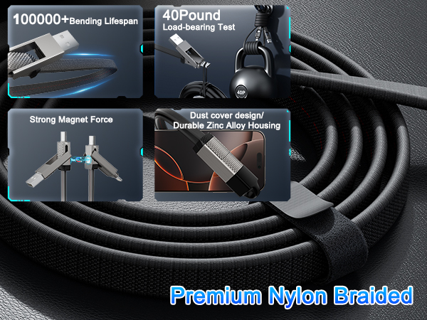 USB C Cable Lightning Charging Cable