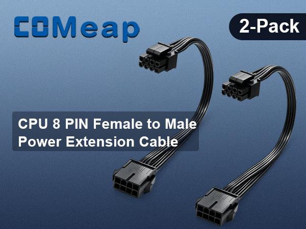 CPU 8(4+4) Pin Extension Power Adapter