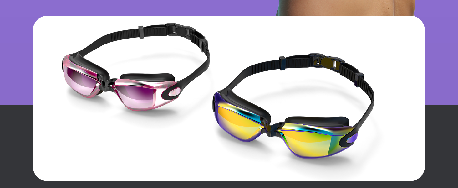 2 Pack swim goggles
