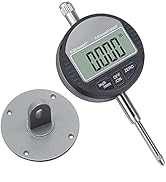 Electronic Digital Dial Indicator Gauge Inch/Metric Conversion 0-1 Inch/25.4 mm Digital Probe Ind...