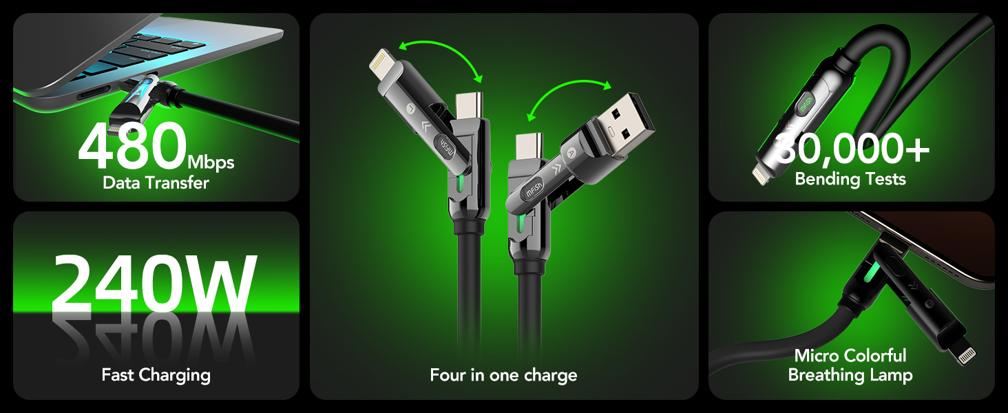 4 in 1 charging cable