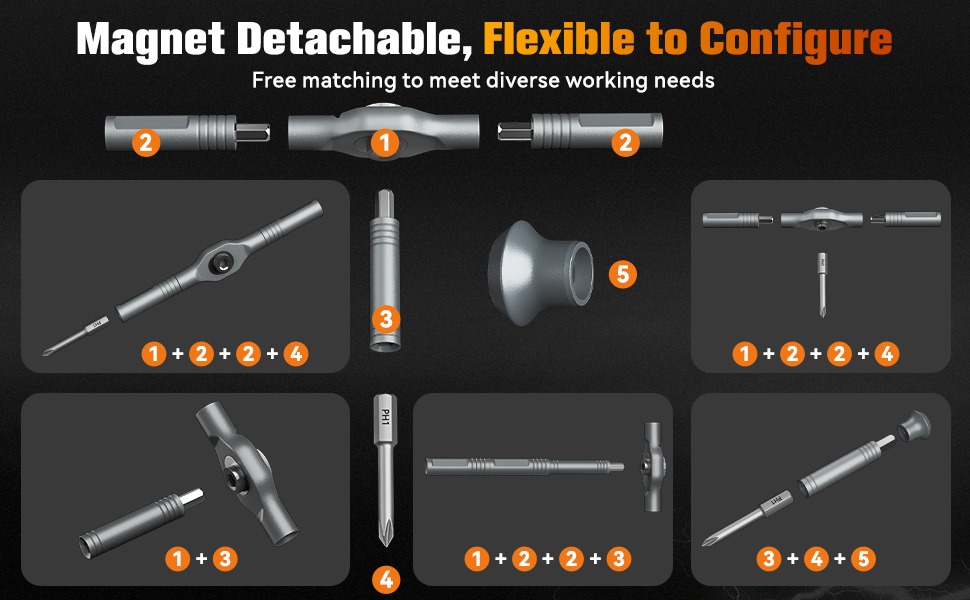 ratchet screwdriver set, repair tool kit, precision screwdriver set, screw driver set kit, magnetic