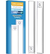 Under Cabinet Lighting, LED Motion Sensor Light Indoor, 2200mAh USB Rechargeable Closet Lights Ba...