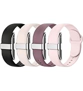 Polyjoy Silicone Wristband Compatible with Hume Band Replacement Strap, Sport Waterproof Soft Bre...