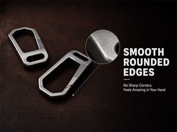 Titanium Carabiner Keychain