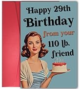 YIWANSIN Humorous Birthday Card for Women Her, Funny Bday Gift for 30th, 40th, 50th, 60th, 70th, ...