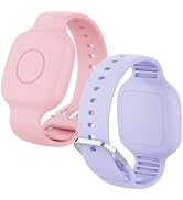 SkyArmor Waterproof Silicone Bracelet for Tile Mate 2024/2022, 2Pack | Hidden GPS Tracker Holder ...