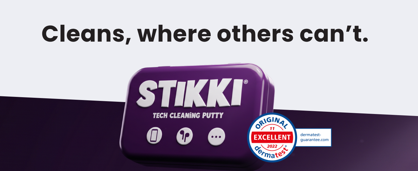 stikki cleaning putty cleans where others can not like smartphones and earphones