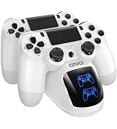 PS4 Controller Charger Dock Station, OIVO PS4 Controller Charge Dock Stand with Upgraded 1.8Hrs C...