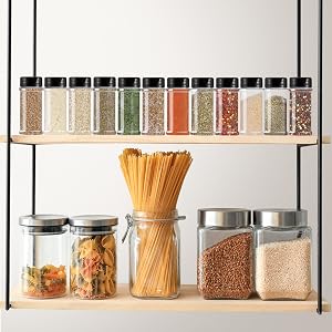 SPice Jars in Kitchen