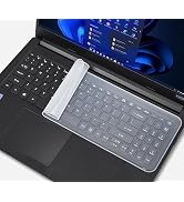 Universal Keyboard Cover for 15.6" 17.3" inch Laptop Notebook Keyboard Ultra Thin Silicone Waterp...