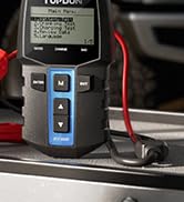 TOPDON BT100 Car Battery Tester 12V Load Tester, 100-2000 CCA Automotive Alternator Tester Digita...