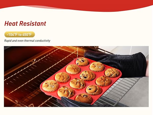 SILICONE MUFFIN PANS