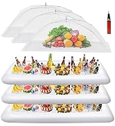 HBlife Inflatable Serving Bar with Jumbo Mesh Food Cover, Party Supplies for Picnics BBQ Gatherin...