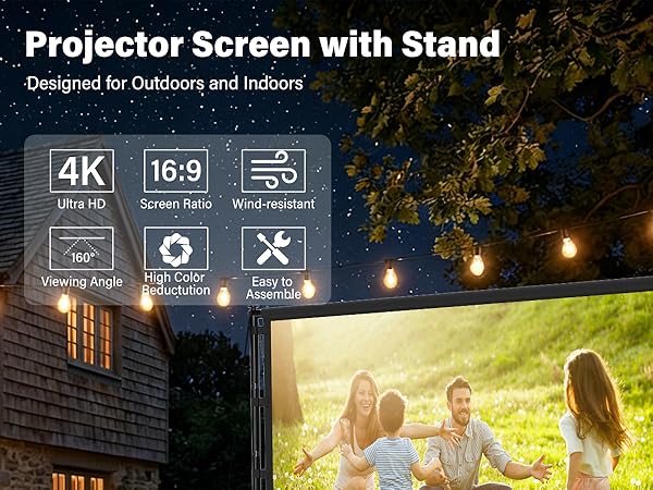 projector screen stand
