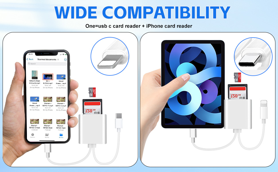 sd adapter to iphone