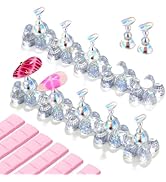 Makartt Nail Stand: Clear Nail Holder for Painting Nails DIY, Magnetic Press on Stand for Art Dis...