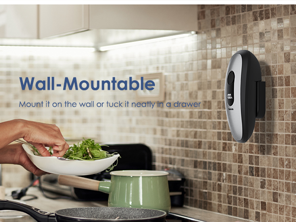 Wall-mountable Can Opener. Free up your counter space and keep your kitchen neat.