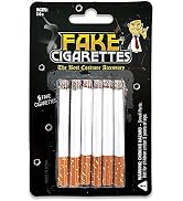 Fake Cigarettes (Pack of 6) - Realistic Movie, Stage & Costume Theatre Props - Harmless Fake Cigs...