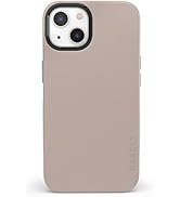 Casely iPhone 15 Case | Taupe on Nude | Calm Beige | Bold Protective Design | Compatible with Mag...