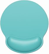 Dapesuom Ergonomic Mouse Pad with Wrist Support, Comfortable Memory Foam Wrist Rest for Easy Typi...