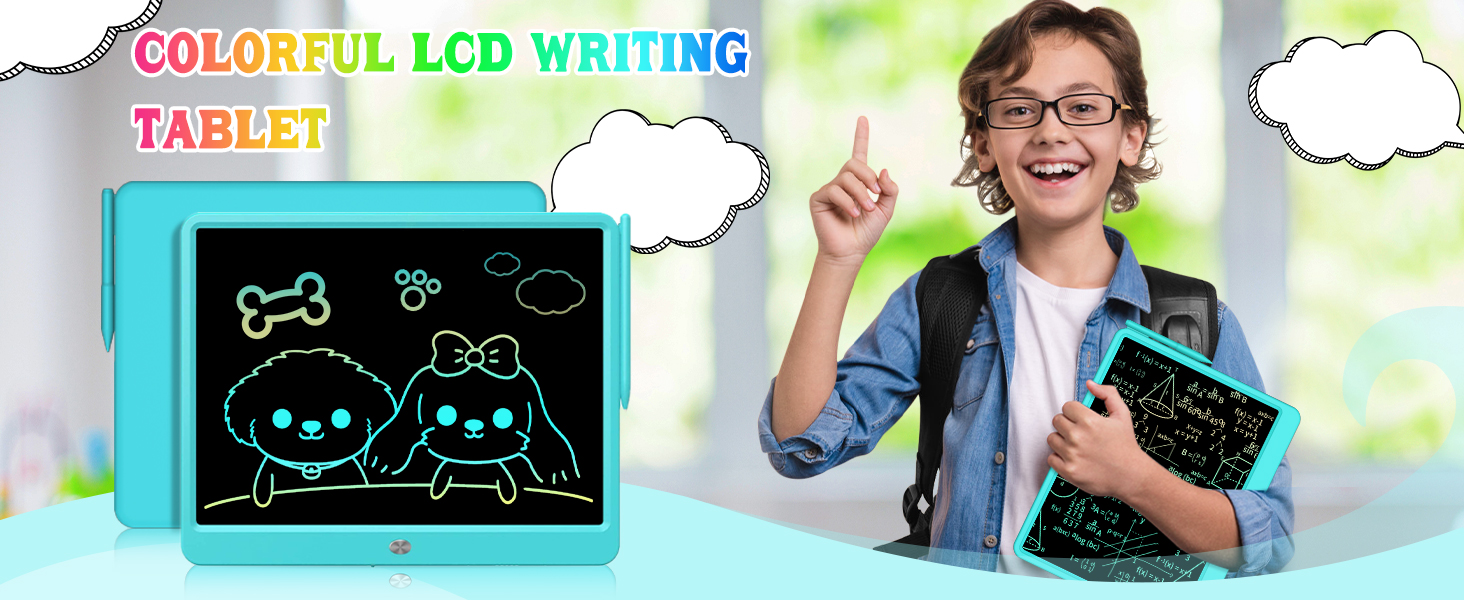 colorful lcd writing tablet