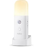 YELKO Motion Sensor Night Lights Rechargeable