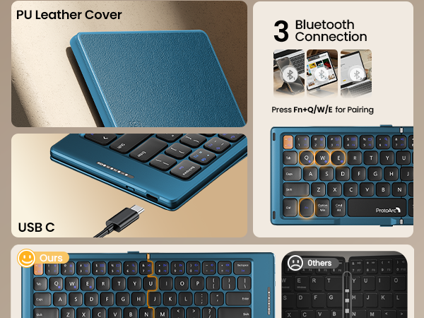 XK04 bluetooth travel keyboard