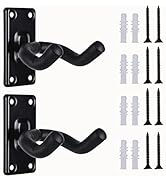 YouOKLight Guitar wall mount, metal guitar hanger wall mount, wall guitar mount with screws, guit...