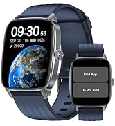 DAVIKO Pedometer Watch Senior Friendly No App/Phone Required, Waterproof Fitness Tracker Watch wi...