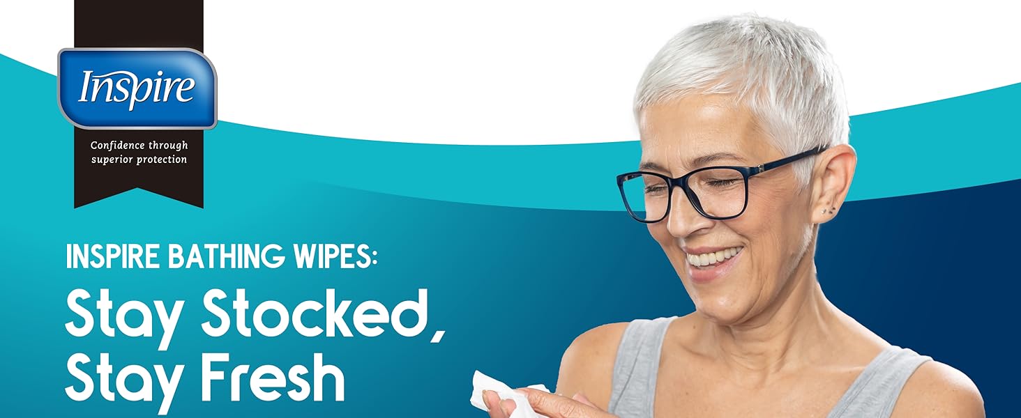 Rinse Free Bathing wipes
