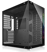 GIM ATX Gaming PC Case, 270° Full View Tempered Glass, 360MM RAD Support, Mid Tower Computer Case...