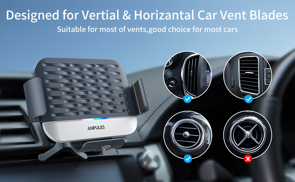 Wireless Charging Car Phone Holder