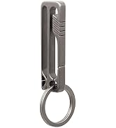 Green Beret Tactical Titanium Key Holder Heavy Duty Quick Release Keychain Clip with Key Ring for...