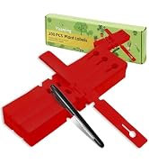 Yuanling 200Pcs Plant Labels Plastic Plant Tree Tags Wrap Around Hanging Tags Nursery Garden Tree...