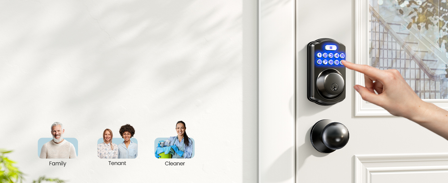 keyless entry door lock