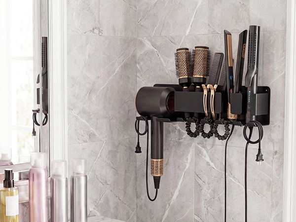 curling iron holder