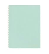 notebook, ring bound, A5 size, 3mm squared grid, green
