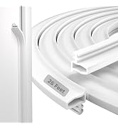ESUFEIR 26Feet Door Weather Stripping Door Seal Strip,Rubber Kerf Weather Stripping Door Insulati...