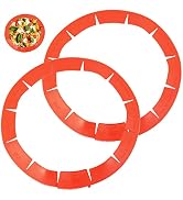 QTECLOR Adjustable Silicone Pie Crust Shield Pie BPA-free Protectors Cover Kitchen Tool for Bakin...