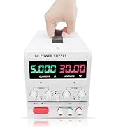 DC Linear Power Supply 30V 5A Variable High Precision for DIY Electronics Repairing, Laboratory, ...