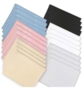 CONLI 24 Pack Microfiber Cleaning Cloth for Eyeglasses 17x14cm/6.7x5.5in Luxury Suede Glass Clean...