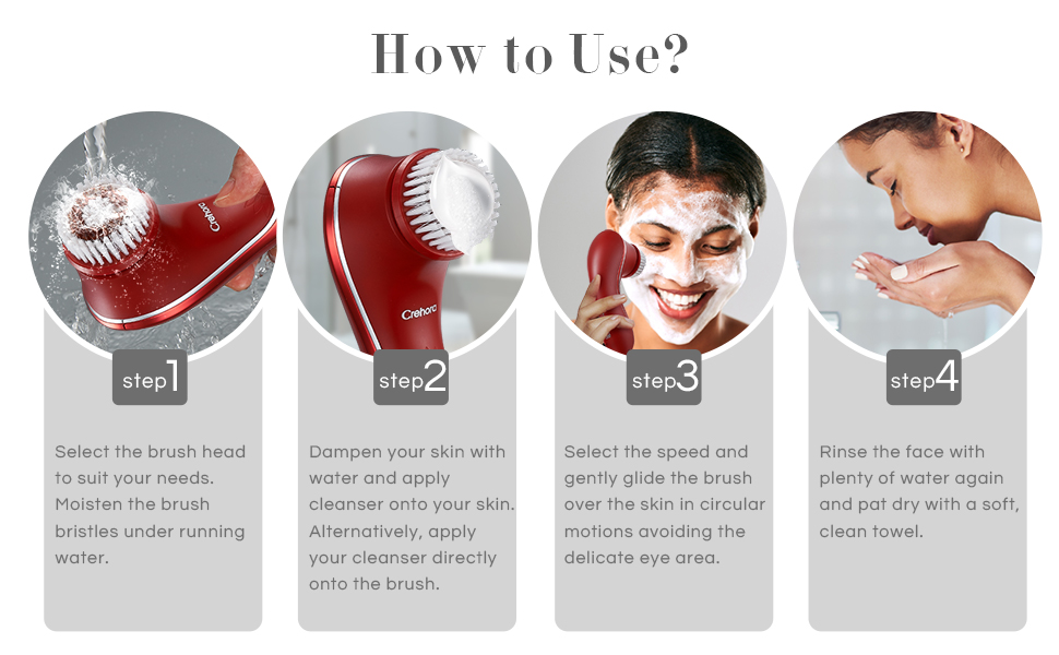 facial scrubber for face