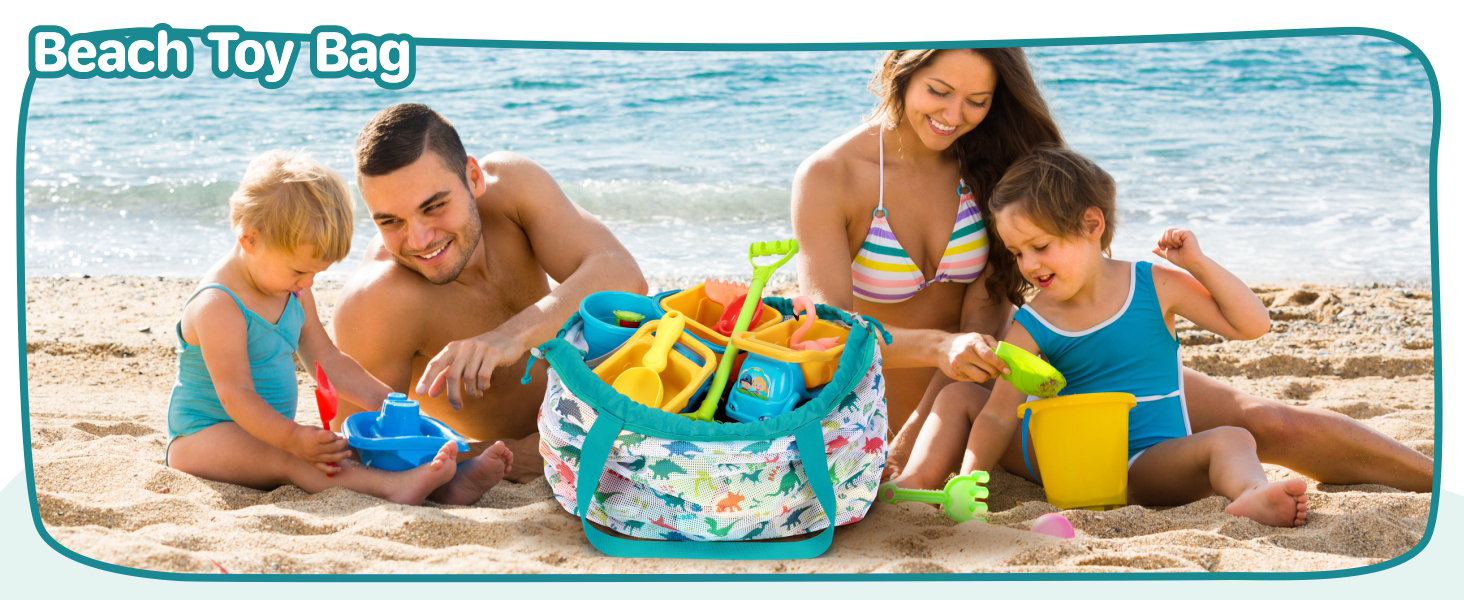 beach toy bag mesh