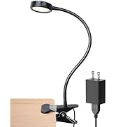 LEPOWER Clip on Light/Reading Light/Book Light Color Changeable/Night Light Clip on for Desk, Bed...