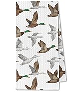 ChissNook Mallard Duck Gifts Kitchen Towels, Gifts for Duck Lovers Women Decor Dish Towels Drying...