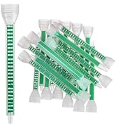 NATGAI 20 Pack 6.38 Inch Epoxy Mixing Nozzle, 24 Element Static Mixing Nozzle Tip for Adhesive Ca...
