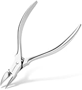 FAMILIFE Cuticle Nippers Scissors – Professional Stainless Steel Cuticle Trimmer for Thick Nails,...